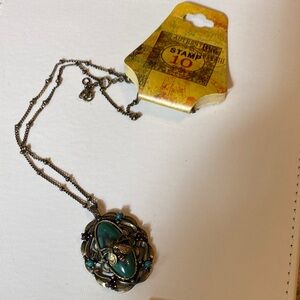 Stamp 10 Bee  necklace